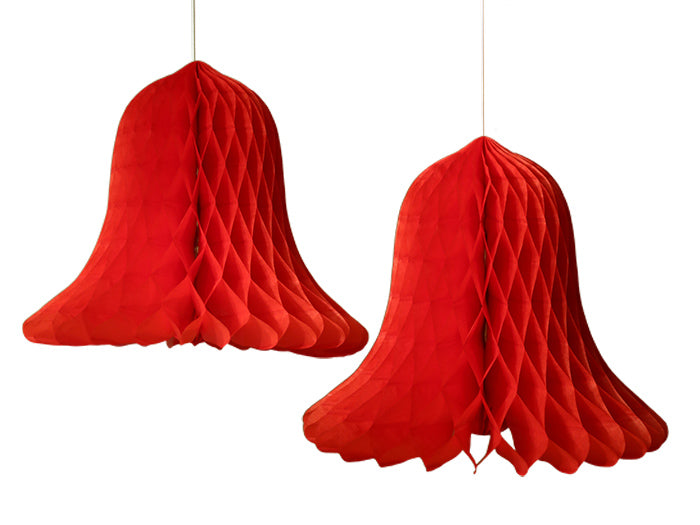 Honeycomb 2-pack Röd Klocka