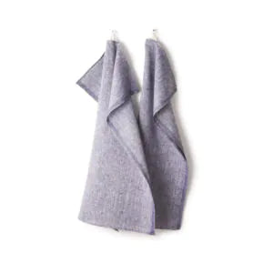 Handduk Melerad 2-Pack 100% Lin