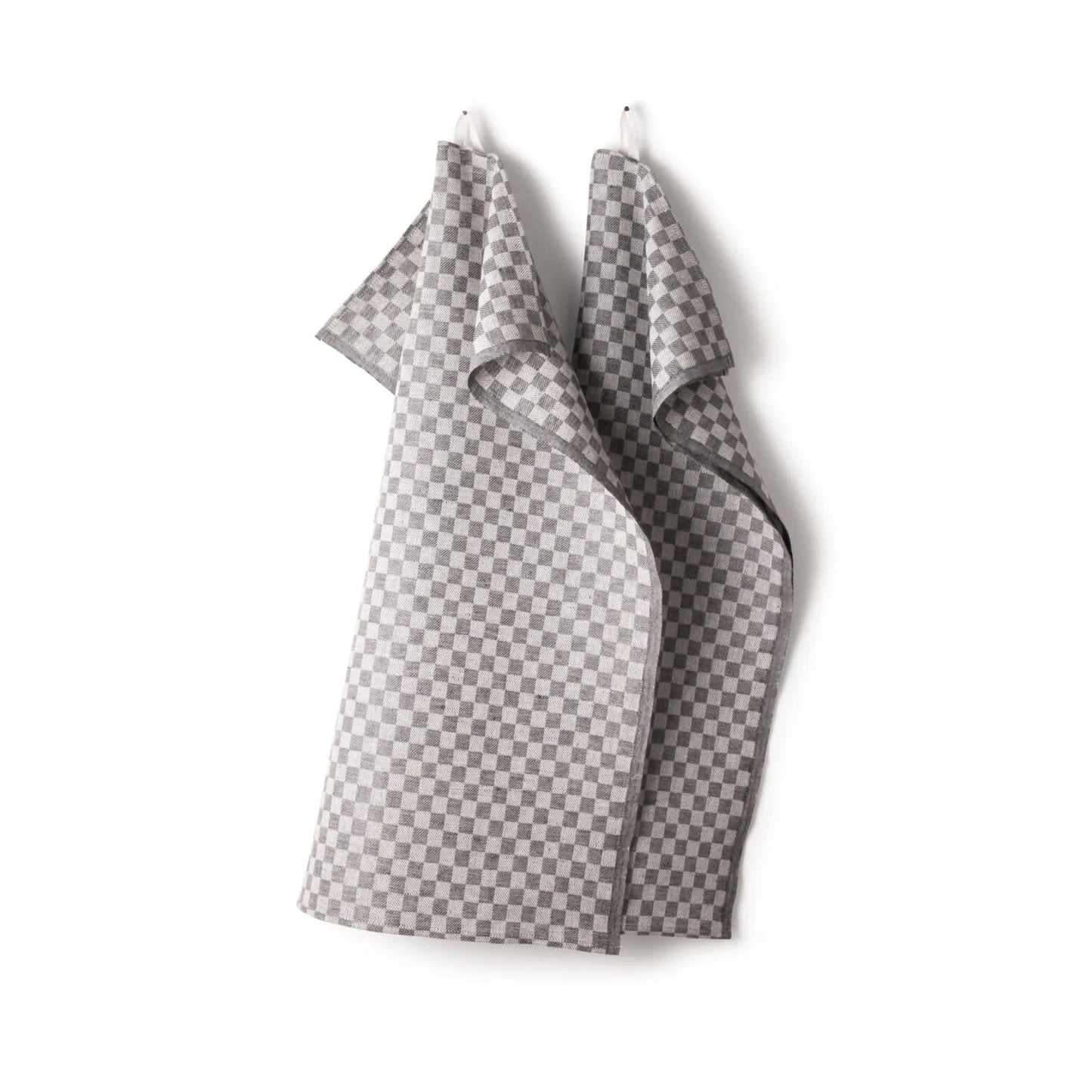Handduk Schack 2-Pack Lin/Bom