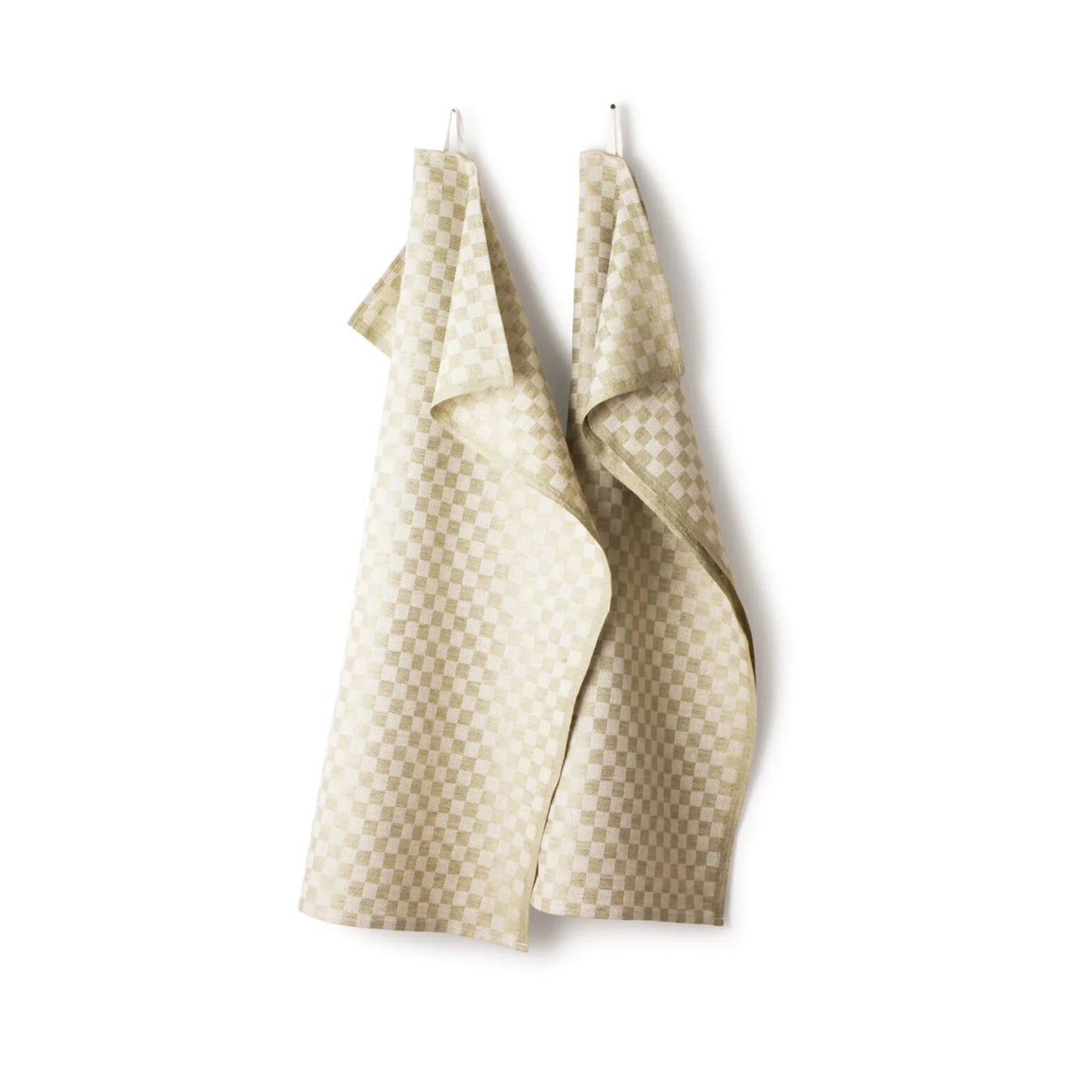 Handduk Schack 2-Pack Lin/Bom