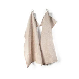 Handduk Kritstreck 2-Pack 100% Lin