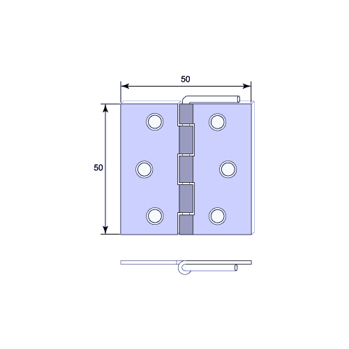Innanfönstergångjärn No 5031